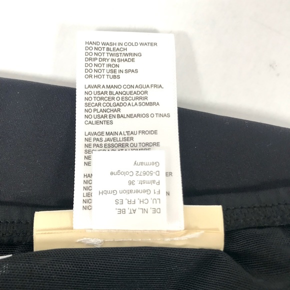 Michael Kors Black Bikini Bottoms Size 18W Roughed Tie Up Sides Brand New - Picture 5 of 5